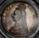 1889 Pcgs Ms63 Great Britain Victoria Double Florin Brilliant Colorful Toning UK (Great Britain) photo 4