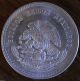 1948 Mexico Cuauhtemoc Silver 5 Pesos.  86 Troy Ounce - Almost Uncirculated Coin Mexico photo 1
