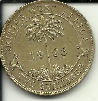 British West Africa 2 Shillings,  1923 Km 13 photo