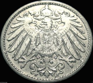 ♡ Germany - German Empire - German 1901f 10 Pfennig Coin - Rare Coin photo
