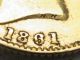 Rare Over - Date 1861/61 Gold Sovereign.  Great Britain.  Spink;3852 - D. UK (Great Britain) photo 3