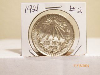 1921 Silver Peso 2 photo
