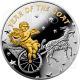 Niue 2015 1$ Lunar Year Of The Goat With Angel Stars Proof Silver Coin Australia & Oceania photo 2