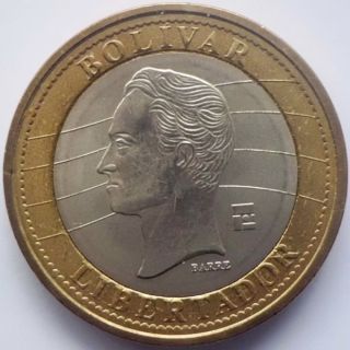 Venezuela Coin 1 Bolivar 2007 photo