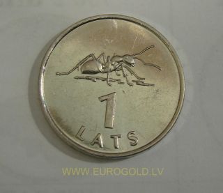 1 Lats 2003 Latvia Ant Coin - 1161 photo