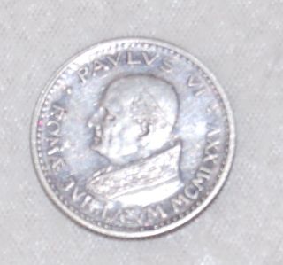 10.  Pope Paulus Vi Rome Sterling.  925 Silver Coin 1925 - Vatican photo