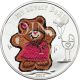 Palau 2012 5$ My Lovely Bear Proof Silver Coin W/swiss Embroidery Australia & Oceania photo 1