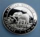 2011 Somalian African Elephant.  999 1oz Silver Deep Cameo Gem Bu Coin Africa photo 2