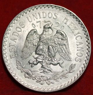 Uncirculated 1940 Mexico Silver Un Peso Foreign Coin S/h photo