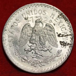 1940 Mexico Silver Un Peso Foreign Coin S/h photo