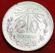 Uncirculated 1941 Mexico 20 Centavos Silver Foreign Coin S/h Mexico photo 1