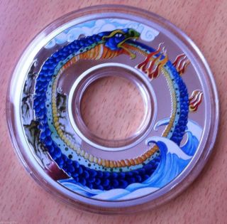 Infinity Snake Lunar Year - 2 Oz Silver.  999 $10 Tokelau 2013 Gorgeous / photo