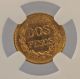 1945mo Mexico G2p Restrike Gold Coin - Ngc Grade Ms 66 Coins: World photo 3