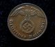 Wwii German Germany 3rd Reich Nazi Coin Swastika 1937 - F 1 Reichspfennig Coin Germany photo 1