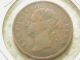 Foreign Coin.  1889 Queen Elizabeth Straits Settlements 1 Cent In Fine Asia photo 4