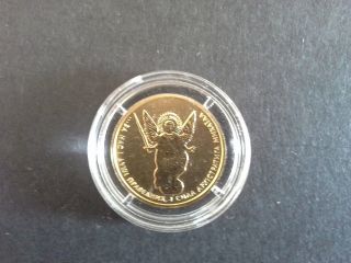 Very Nive Investment Coin From Ukraine Of 5 Uah Gold.  Action Price photo