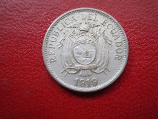 Ecuador 1919 5 Centavos photo