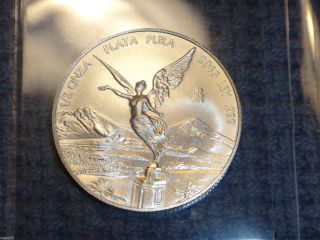2013 Mexico Silver Libertad Bullion Coin (1/2 Oz) Half Onza Plata Pura - Lqqk photo
