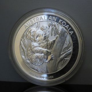 2013 - P Australian Koala $1 Proof Coin 1 Oz 999 Fine Silver Inside Capsule photo