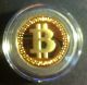 Bitcoin 2013 Physical Metal Novelty 1/10 Btc Rare.  999 Gold Plated Coin Coins: World photo 2
