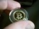 Bitcoin 2013 Physical Metal Novelty 1/10 Btc Rare.  999 Gold Plated Coin Coins: World photo 3