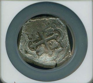 Mexico Spanish Colonial Philip V 1732 8 Reales Cob Coin,  Vliegenthart Treasure photo