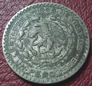 1959 Mexico 1 Peso In Fine photo