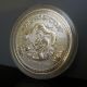 2000 Australia Year Of The Dragon 1 Oz Fine 999 Pure Silver Proof $1 Coin Wow Australia photo 3