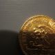 1918 Mexico Gold Veinte 20 Pesos 16g 27mm Vintage Mexican World Coin Coins: World photo 6