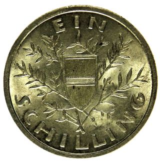 Austria 1 Schilling,  1925 Grade Silver Coin photo