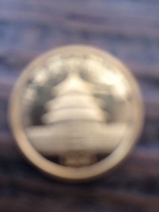 1991 Gold Panda Coin photo