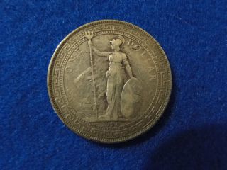 Great Britain China 1898 B Trade Dollar Silver World Coin Early Date photo