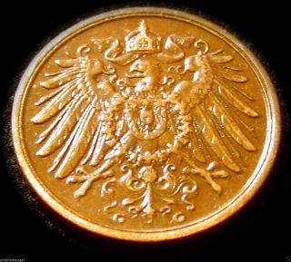 Germany - The German Empire - 1911g 2 Pfennig Coin - Great Coin photo