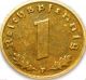 ♡ Germany - German 3rd Reich - German 1937f Reichspfennig Coin Ww 2 Germany photo 1