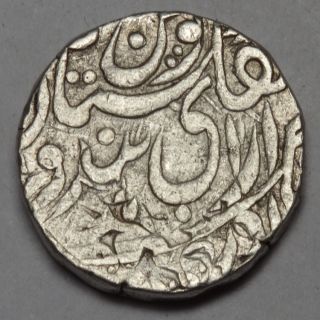 Indian Princely State Bikaner Silver Rupee Coin Very Rare photo