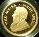 2000 South Africa Krugerrand 1/4 Oz.  Gold Proof - Box & - Millenium Coin Africa photo 2