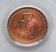 1948 China Republic 1 C Copper Coin Pcgs Ms 64 Rd China photo 1