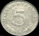 Germany - German Third Reich - German 1940g 5 Reichspfennig Coin - Real Ww2 Coin Germany photo 1