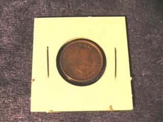 Netherlands 1963 Juliana Cent Vintage Bronze Copper Penny Bullion Coin - Flip photo