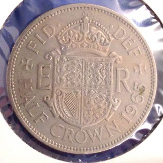 1965 Great Britain 1/2 Crown Km 907 [auto.  Combined Shipping] (14920) photo