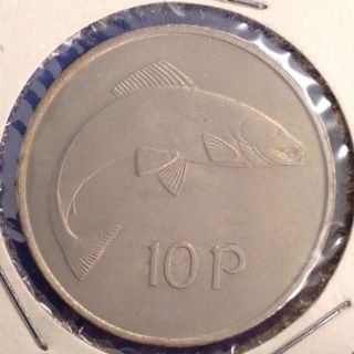 Ireland Republic 10 Pence,  1969 [auto.  Combined Shipping] (17583) photo