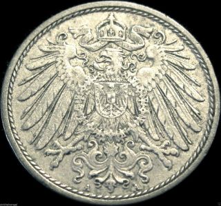 Germany - The German Empire,  German 1907a 10 Pfennig Coin - Historic Coin photo