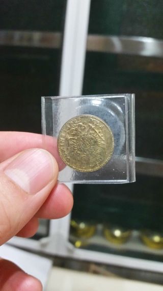 1752 ? Austria 1 Ducat Francis 1st Gold Coin Token photo