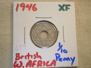 1946 1/10 Penny British West Africa photo