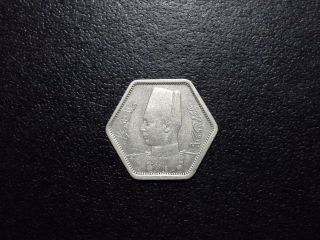 Egypt,  2 Piastres Silver Coin 1944,  Vf. photo