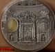 Palau 2013 10$ Mineral Art St.  Peter Basilica Vatikan 2 Oz Silver Coin Amber Australia & Oceania photo 1