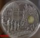 Palau 2013 10$ Mineral Art St.  Peter Basilica Vatikan 2 Oz Silver Coin Amber Australia & Oceania photo 5