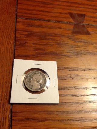 1875 Netherlands 1 Krona Silver Coin photo