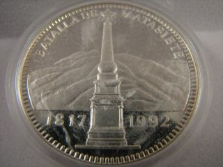 1992 Venezuela 500 Bolivares Silver Proof (31 Grams) Rare photo