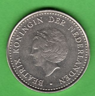 Holland - Netherlands 1 Gulden Coin 1985 photo